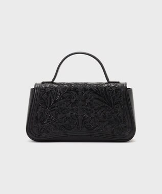 GRACE CONTINENTAL FlapFrowerBag ブラック