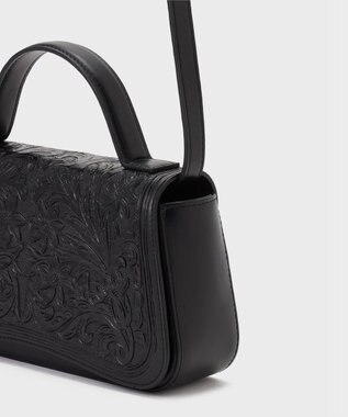 GRACE CONTINENTAL FlapFrowerBag ブラック