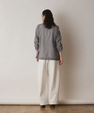 GRACE CONTINENTAL ストレッチポンチパンツ ホワイト