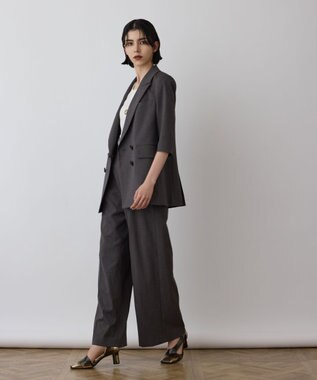 JOURNAL STANDARD 22SS スラブストレッチジャケット 極美品✨JOURNAL STANDARD スラブストレッチロングジャケット 半袖