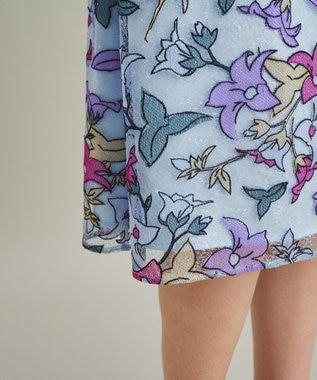 ラメチュール刺繍フレアワンピース / GRACE CONTINENTAL | GRACE