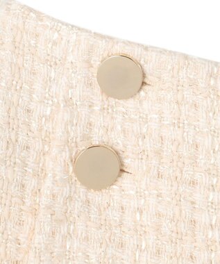 GRACE CONTINENTAL ツイードボックスタックショートパンツ キナリ