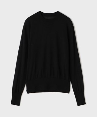 GRACE CONTINENTAL ウールシルククルーニットトップス ブラック