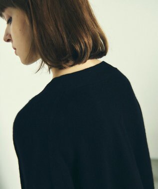 GRACE CONTINENTAL メリノウールニットカーディガン ブラック