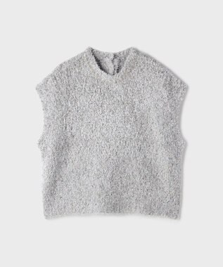 GRACE CONTINENTAL 【イベント店舗・ONLINE STORE先行アイテム】グリッターニットトップ シルバー