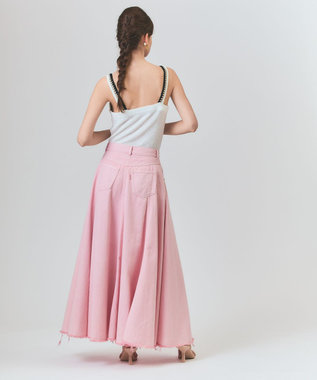 GRACE CONTINENTAL ツイーディーニットキャミ ホワイト