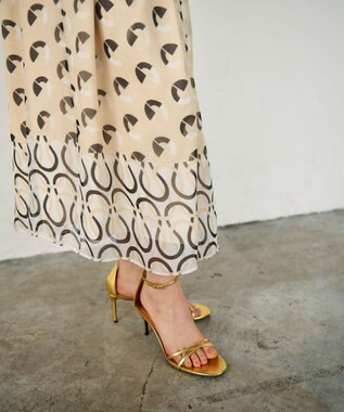 GRACE CONTINENTAL マリンニットワンピース ホワイト