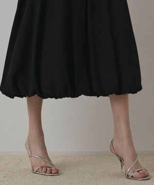 GRACE CONTINENTAL トリアセバル－ンスカート ブラック