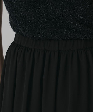 GRACE CONTINENTAL トリアセバル-ンスカート ブラック