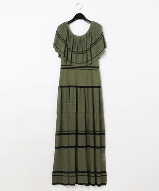 バイカラーレーシーニットワンピース Grace Continental Grace Continental グレースコンチネンタル 通販