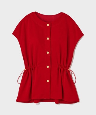 GRACE CONTINENTAL ダブルクロスジャージトップ レッド