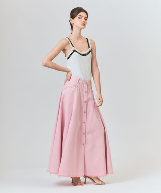 GRACE CONTINENTAL ツイーディーニットキャミ ホワイト