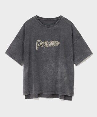 GRACE CONTINENTAL ピグメントTシャツ チャコール