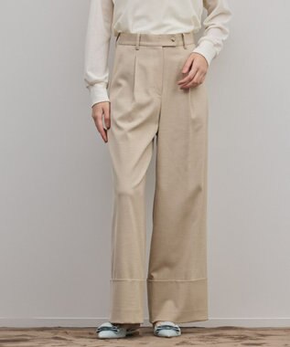 GRACE CONTINENTAL ロールアップワイドパンツ