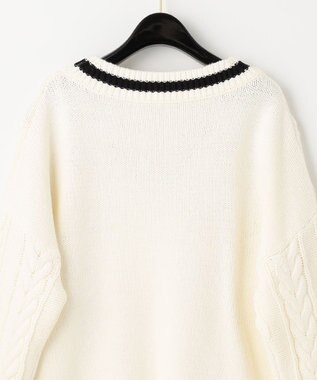 ケーブル刺繍ニットトップ / GRACE CONTINENTAL | GRACE CONTINENTAL