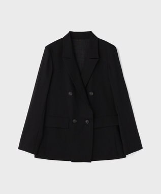 GRACE CONTINENTAL シアーウールジャケット ブラック