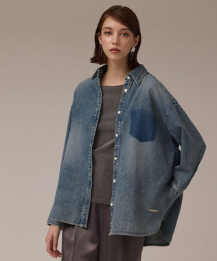 GRACE CONTINENTAL デニム2WAYシャツ