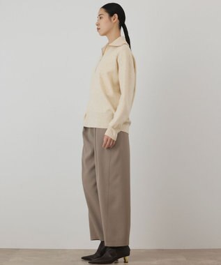 GRACE CONTINENTAL スムースニットトップ　 キナリ