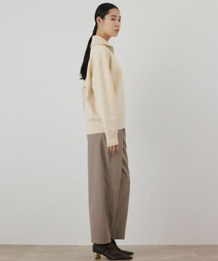 GRACE CONTINENTAL スムースニットトップ　 キナリ