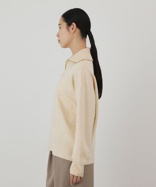 GRACE CONTINENTAL スムースニットトップ　 キナリ