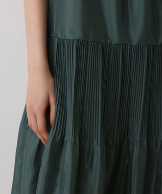 GRACE CONTINENTAL ブライトキャミワンピース グリーン