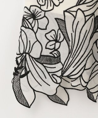 ハンドメイドギャザースカート（花刺繍） フラワー刺繍ギャザースカート / GRACE CONTINENTAL | GRACE