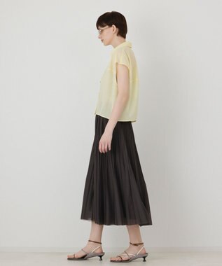 GRACE CONTINENTAL シアードルマントップ イエロー