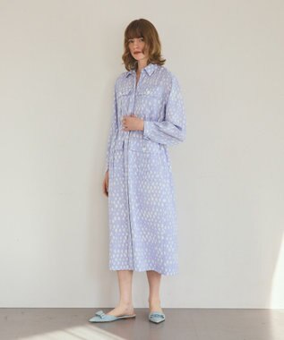 GRACE CONTINENTAL ハーフドットミリタリーワンピース