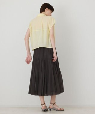 GRACE CONTINENTAL シアードルマントップ イエロー