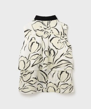 GRACE CONTINENTAL プリントレイヤードノースリーブ キナリ