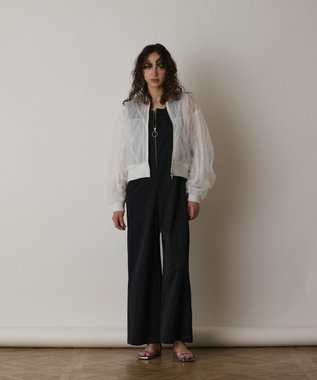 GRACE CONTINENTAL センタージップサロペット ブラック