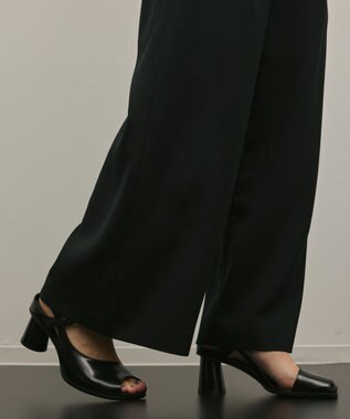 GRACE CONTINENTAL レイヤードイージーパンツ ブラック