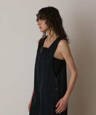 GRACE CONTINENTAL センタージップサロペット ブラック