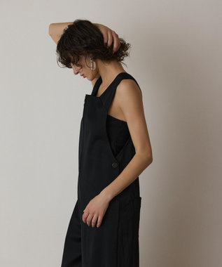 GRACE CONTINENTAL センタージップサロペット ブラック