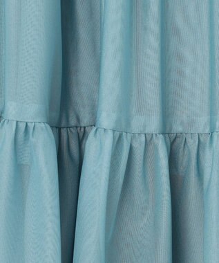 GRACE CONTINENTAL チュールティアードスカート ブルー