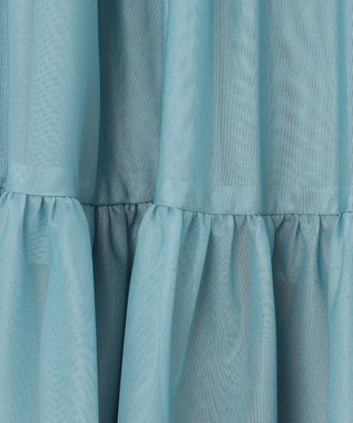 GRACE CONTINENTAL チュールティアードスカート ブルー