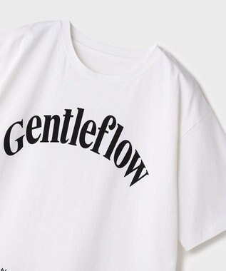 GRACE CONTINENTAL レースヘムロゴTシャツ ホワイト