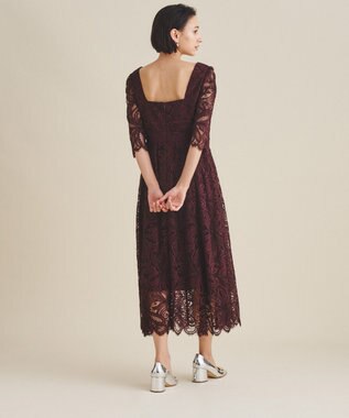 スクエアネックレースドレス / GRACE CONTINENTAL | GRACE CONTINENTAL 
