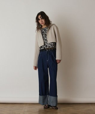 GRACE CONTINENTAL パーカーコンビトレンチ ベージュ