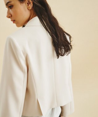 GRACE CONTINENTAL ミリタリーショートジャケット ベージュ