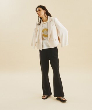 GRACE CONTINENTAL ミリタリーショートジャケット ベージュ