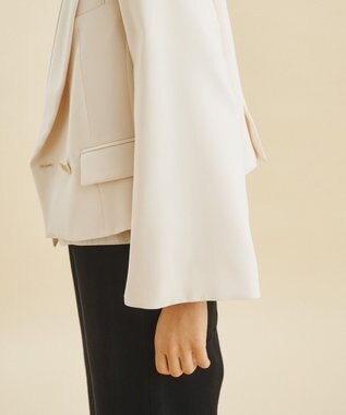 GRACE CONTINENTAL ミリタリーショートジャケット ベージュ