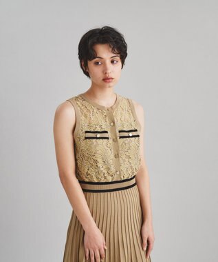 バイカラーレースニットワンピース / GRACE CONTINENTAL | GRACE 