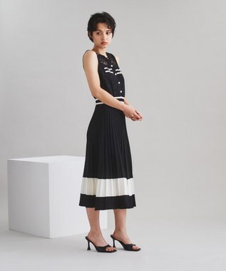 バイカラーレースニットワンピース / GRACE CONTINENTAL | GRACE 