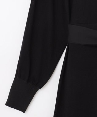 GRACE CONTINENTAL ニットブラックドレス ブラック
