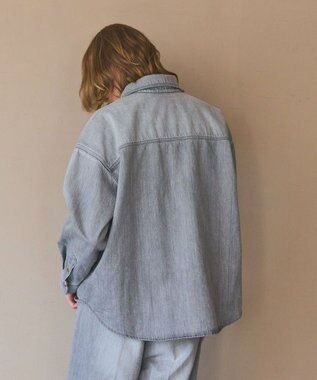 GRACE CONTINENTAL 10ozムラ糸デニムシャツ グレー