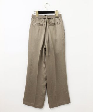 36 サテンタックワイドパンツ グレースコンチネンタル サテンタックワイドパンツ / GRACE CONTINENTAL | GRACE