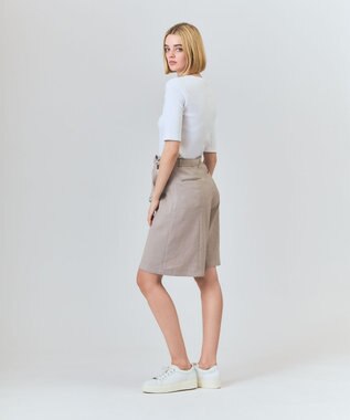 GRACE CONTINENTAL リネンデニムライクパンツ ベージュ