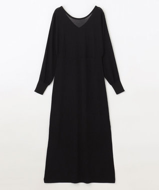 GRACE CONTINENTAL ニットブラックドレス ブラック