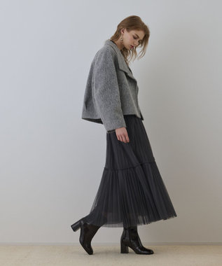 極美品 グレースコンチネンタル シャギー フーデットコート アルパカ 極美品 グレースコンチネンタル シャギー フーデットコート アルパカ